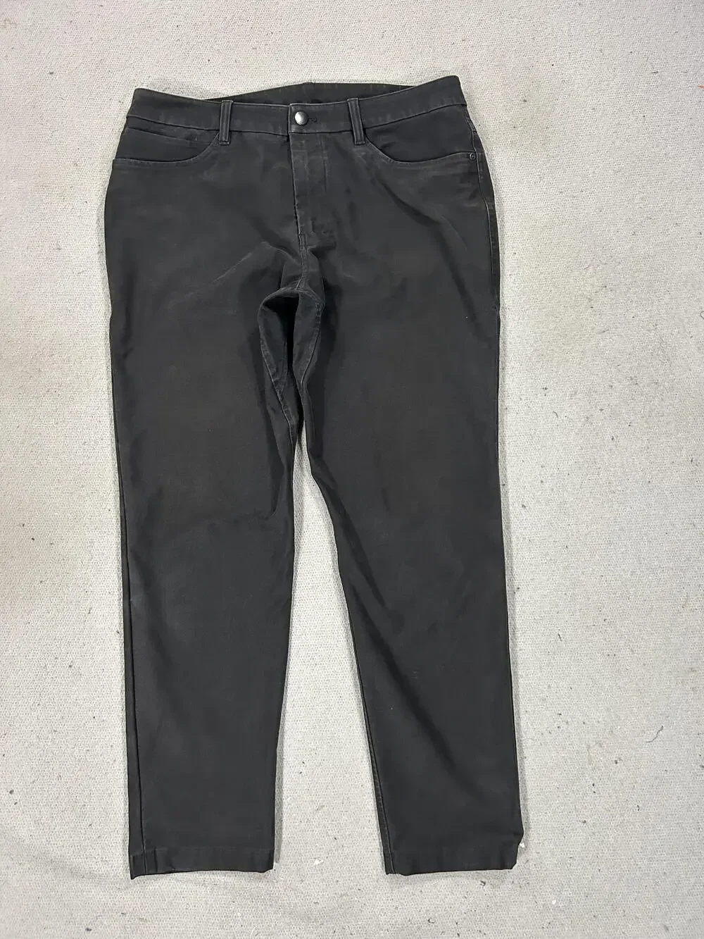 Lululemon Pants Mens 33 Black ABC Warpstreme 5 Pocket Slim Twill Casual